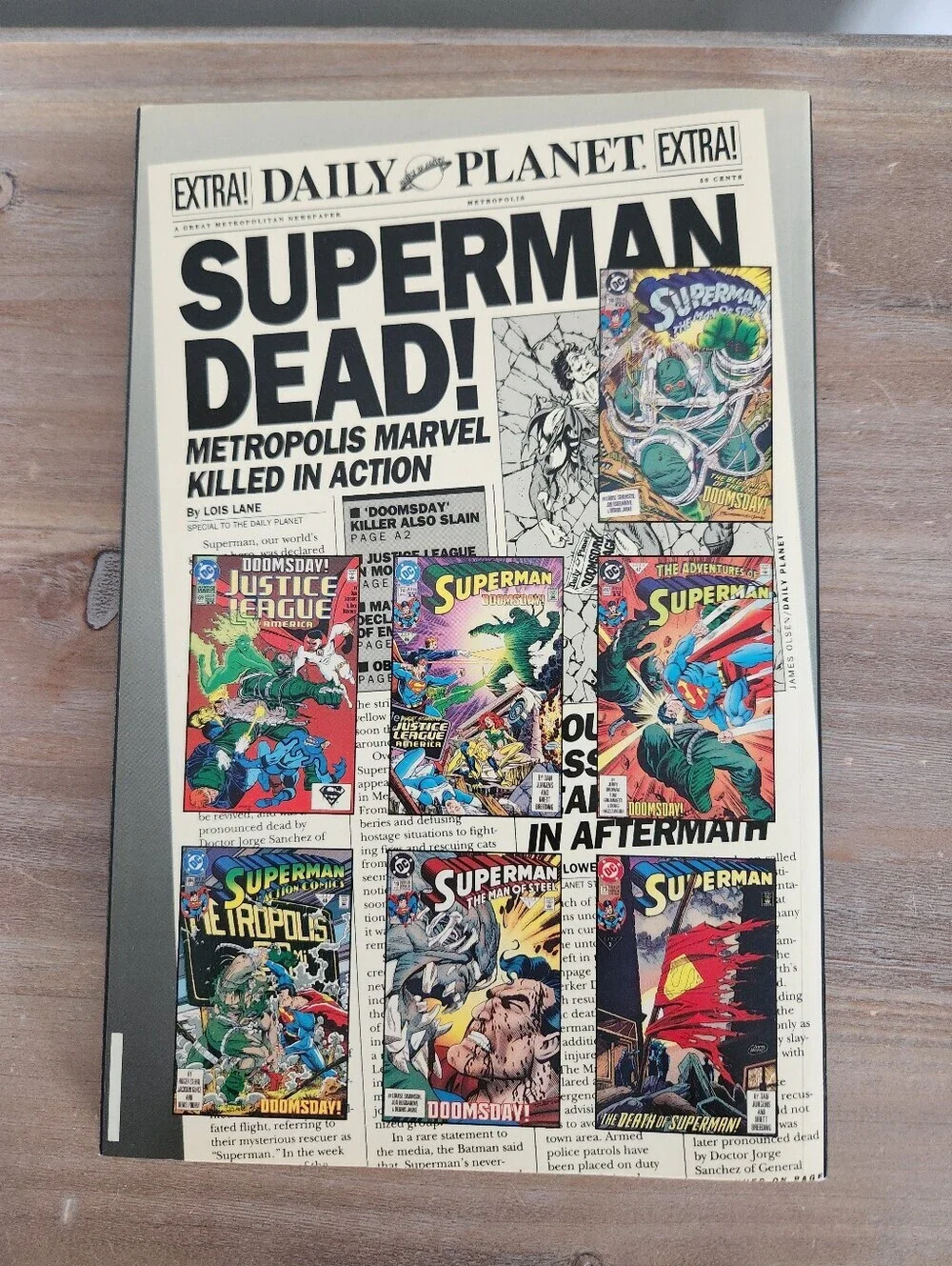 🦸 DC Comics The Death of Superman 1993 First Printing Trade Paperback Book